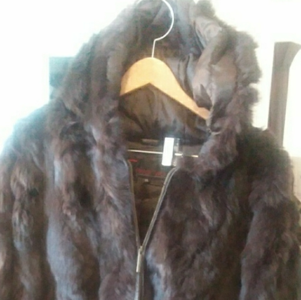 MENS PHASE TWO 100 PERCENT GENUINE FUR COAT 3XL